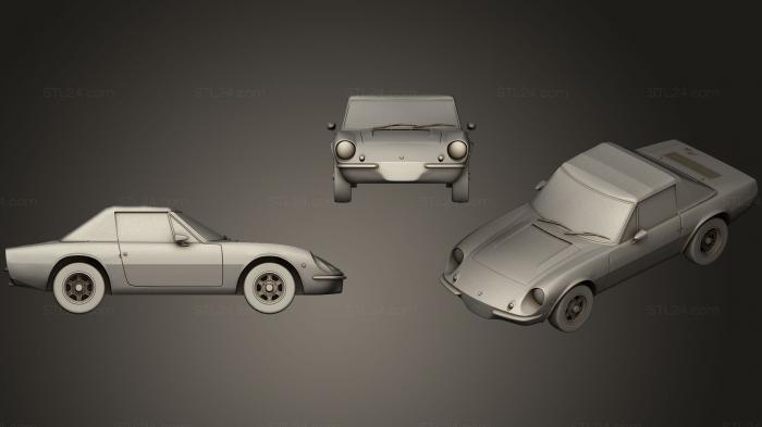 Автомобили и транспорт (Puma GTS 1978, CARS_0271) 3D модель для ЧПУ станка
